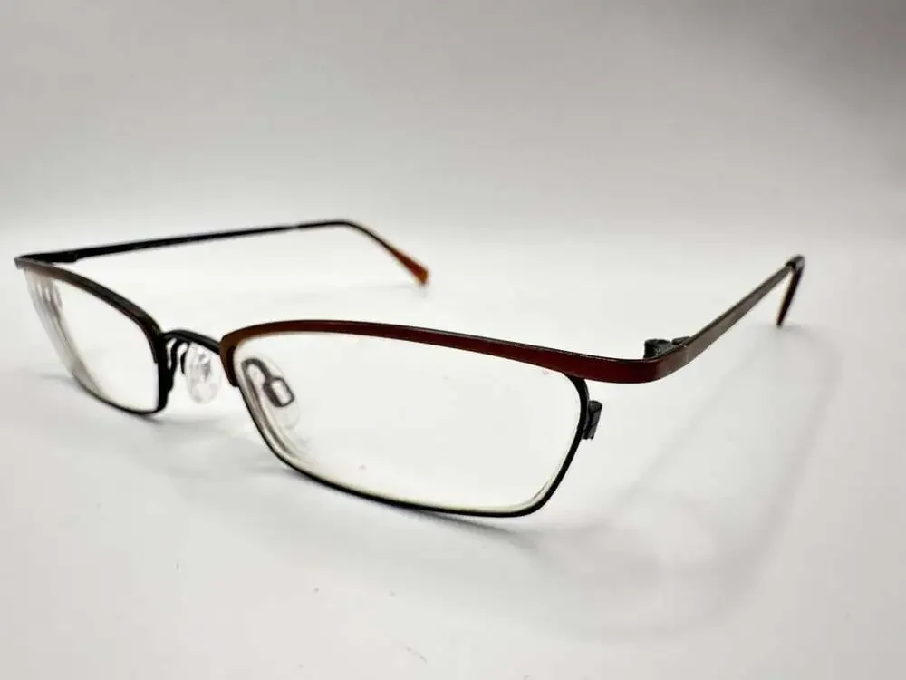 JEAN LAFONT EYEWEAR MINIE 463 49-18-130 BROWN BLACK EYEGLASSES